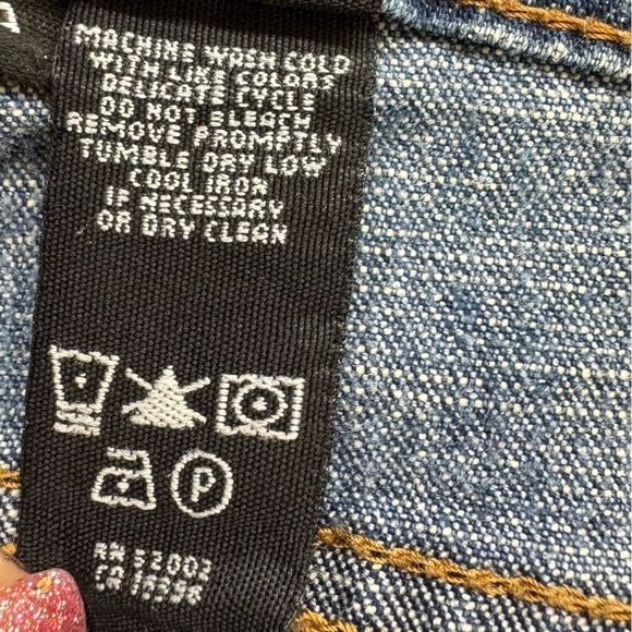 DKNY Jeans So Low Lita blue jeans size 8 - Picture 5 of 7